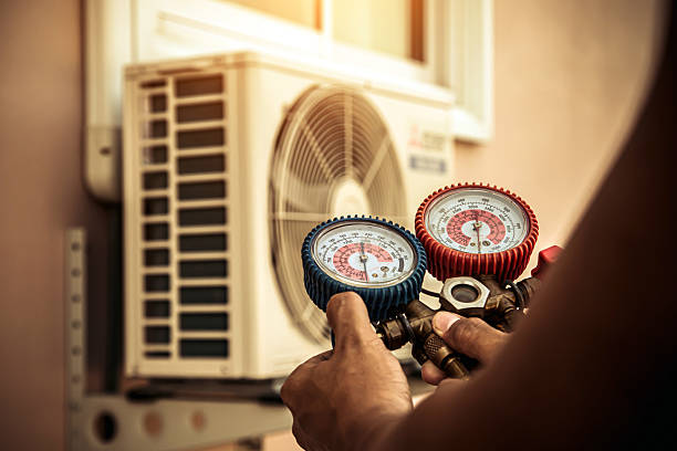 Professional Ductwork Repair technician working in Fairview, UT